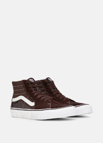 Коричневые кеды Vans VN0A4V9X0VB1 с логотипом