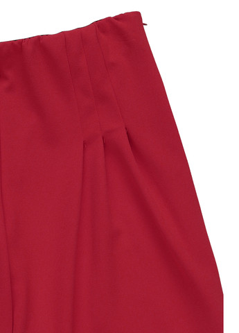 Красные кэжуал демисезонные прямые, укороченные брюки D-Xel