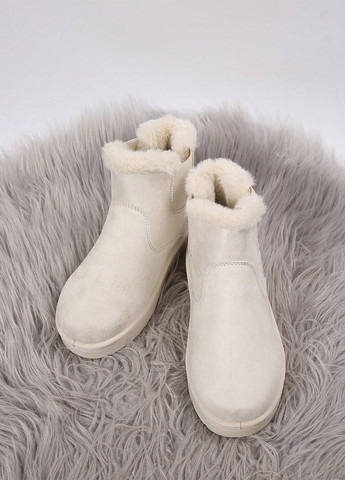 Зимние ботинки челси SHEIN без декора тканевые