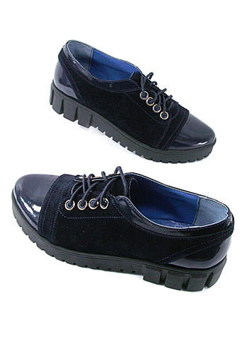 Mila Туфли синий з натуральная замша, — демисезон (360976384)