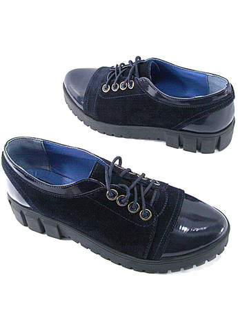 Mila Туфли синий з натуральная замша, — демисезон (360976384)