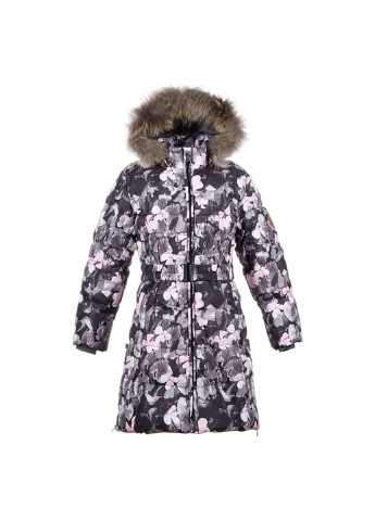 Сіре зимнє Пальто-пуховик YASMINE Huppa