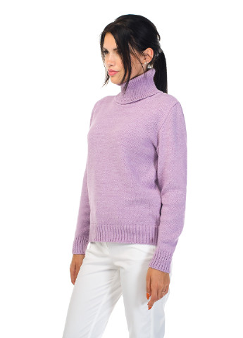 Лавандовый демисезонный свитер SVTR