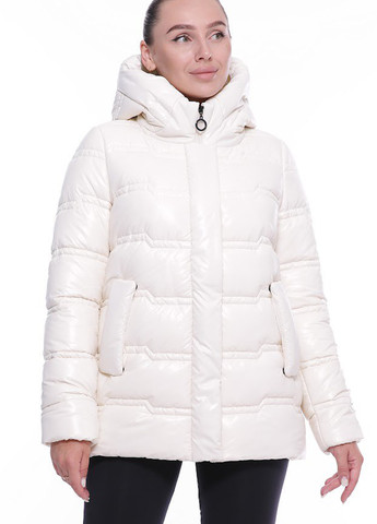 Молочная зимняя куртка Rolana