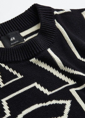 Черно-белый демисезонный джемпер джемпер H&M