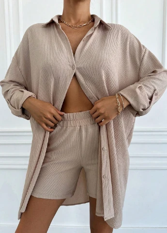 Костюм (рубашка, шорты) SHEIN (323778354)