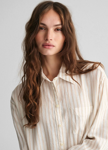 Цветная кэжуал рубашка в полоску Gant