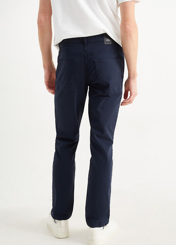 Темно-синие кэжуал демисезонные чиносы брюки C&A