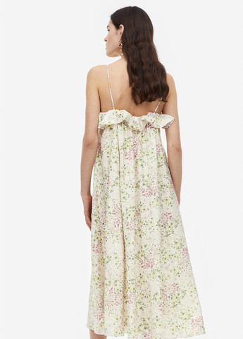 Комбінована кежуал сукня H&M з квітковим принтом