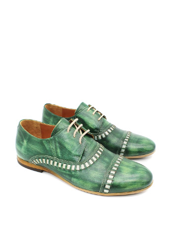 Темно-зеленые кэжуал туфли Rifellini на шнурках