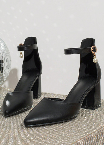 SHEIN Туфли черный з искусственная кожа, китай — демисезон (337992251)