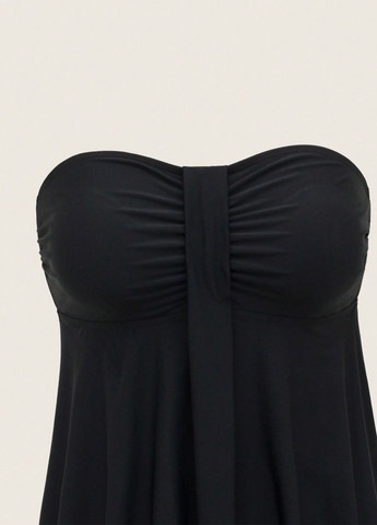 Черный летний купальник (платье, трусики) купальник-платье, раздельный SHEIN