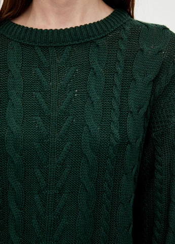 Темно-зелений демісезонний джемпер джемпер Pull & Bear