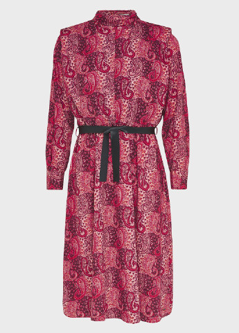 Червона кежуал сукня сукня-водолазка Mexx турецькі огірки