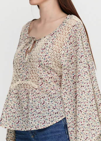 Комбинированная летняя блуза Ralph Lauren