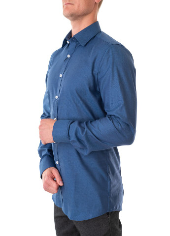 Голубой рубашка Olymp