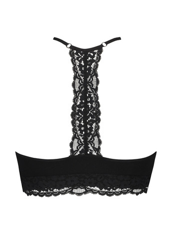 Чорний топ бюстгальтер Hunkemoller без кісточок поліамід