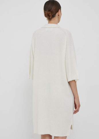 Молочна кежуал сукня сукня светр Calvin Klein однотонна