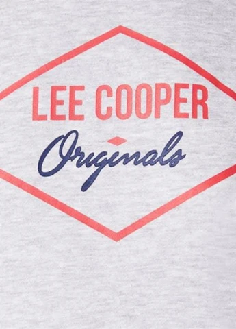 Світло-сірий світшот Lee Cooper малюнок (163087989)