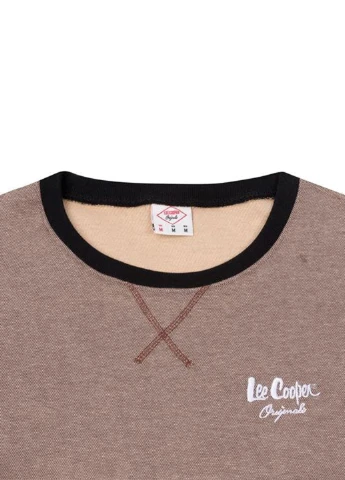 Кофейный свитшот Lee Cooper логотип (142629619)