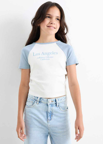 Комбінована літня футболка (2 шт.) C&A