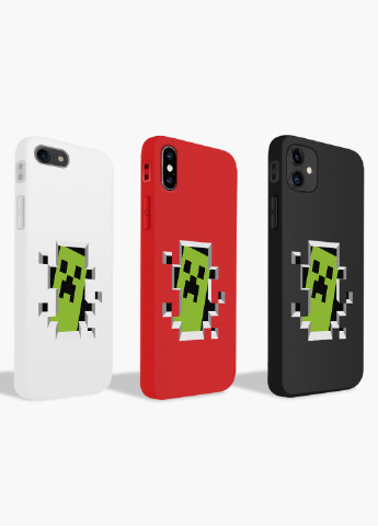 Чохол силіконовий Apple Iphone 8 Майнкрафт (Minecraft) (6151-1709) MobiPrint (219561275)
