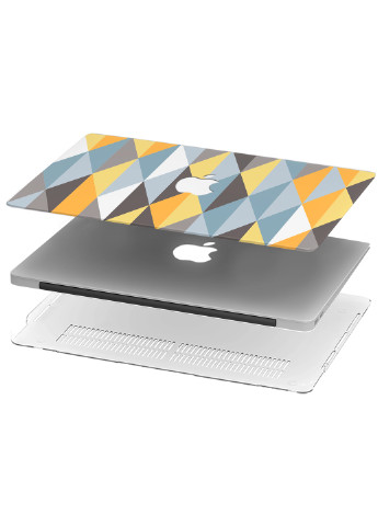 Чехол пластиковый для Apple MacBook Air 13 A1932 / A2179 / A2337 Геометрия (Geometric) (9656-1894) MobiPrint (218506190)