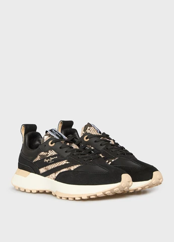 Кроссовки Pepe Jeans чёрные всесезоны (366302605)