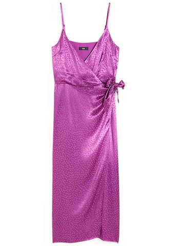 Темно-фіолетова кежуал сукня сукня-комбінація C&A однотонна