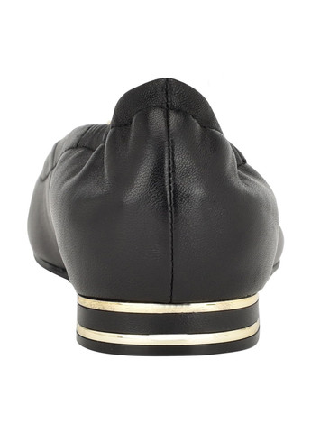 Женские балетки Guess | чёрные однотонные логотип натуральная кожа (305782436)