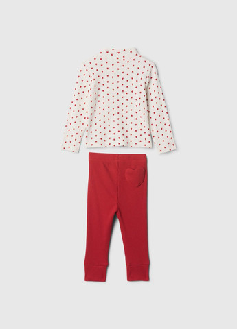 Красный демисезонный комплект (лонгслив, брюки) Gap