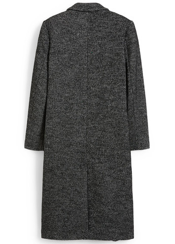 Черное демисезонное Пальто однобортное C&A