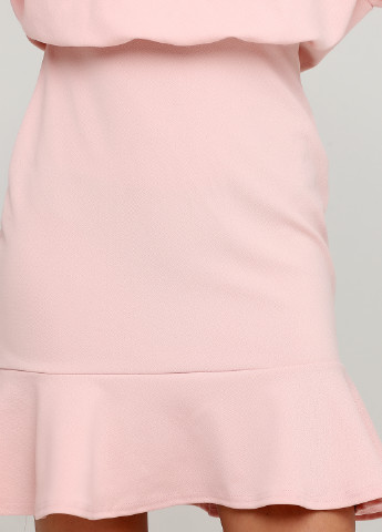 Світло-рожева кежуал сукня Boohoo однотонна