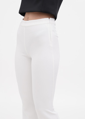 Белые кэжуал летние прямые брюки Patrizia Dini