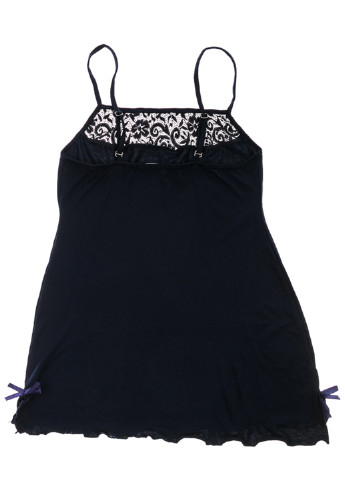 Темно-синій демісезонний комплект (майка, трусики) Time of Style