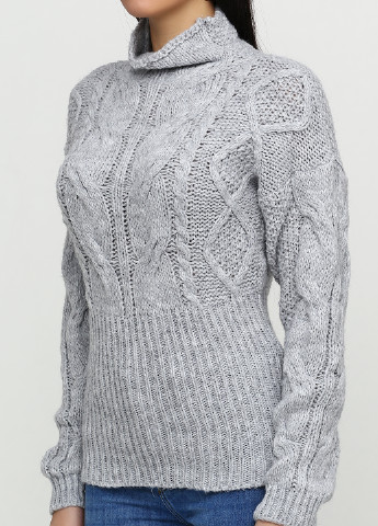 Серый демисезонный свитер Dins Tricot