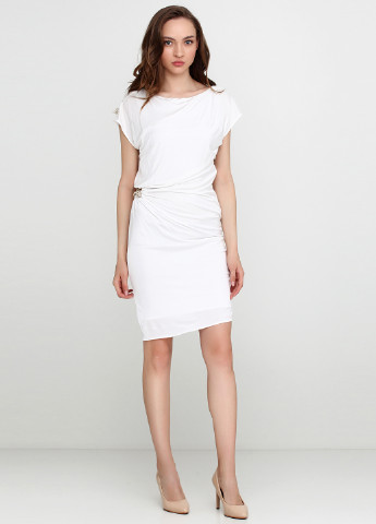 Белое вечернее платье Roberto Cavalli однотонное