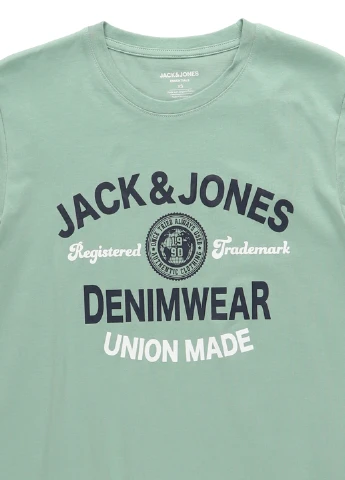 Оливкова футболка Jack & Jones