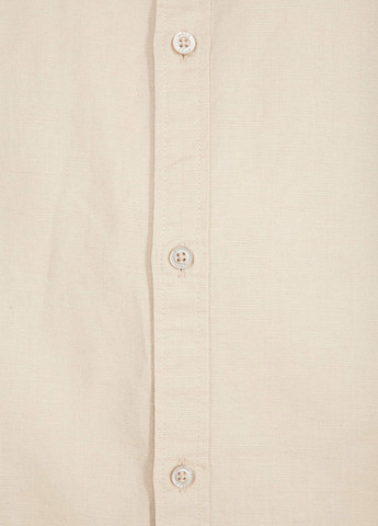 Бежевая кэжуал рубашка однотонная Mexx