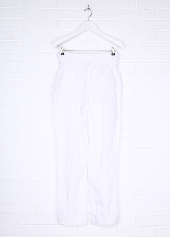 Белые кэжуал летние прямые брюки Prenatal