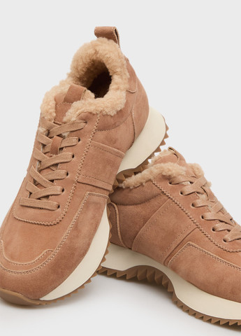 Кроссовки PRPY светло-коричневые зима (366431615)