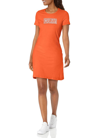 Женское летнее Платье платье-футболка Calvin Klein однотонное