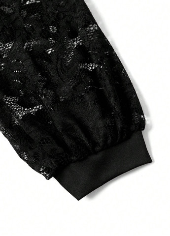 Комбінезон SHEIN комбінезон-брюки однотонний чорний вечірній поліестер