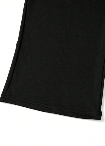 Комбінезон SHEIN комбінезон-брюки однотонний чорний вечірній поліестер