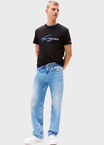 Чорна футболка Tommy Jeans