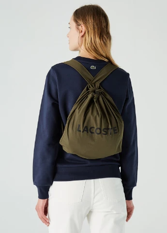 Оливкова (хакі) демісезонна куртка Lacoste