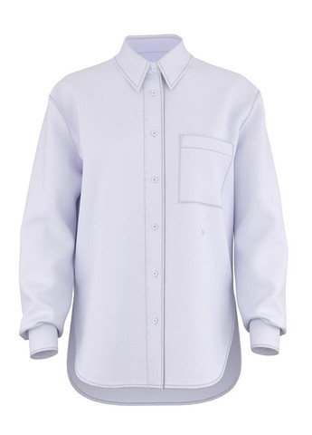 Голубой кэжуал рубашка однотонная Victoria's Secret