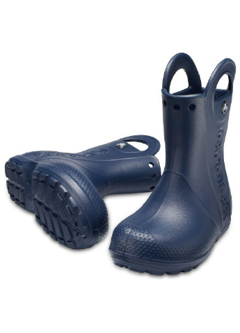 Темно-синие резиновые сапоги Crocs