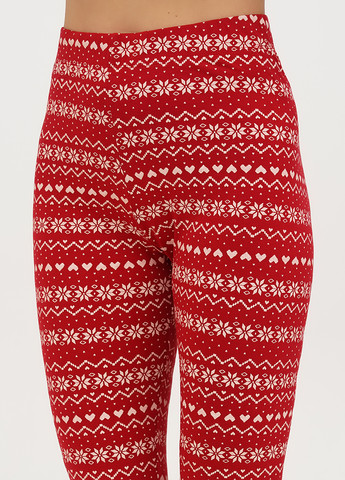 Красные демисезонные леггинсы H&M