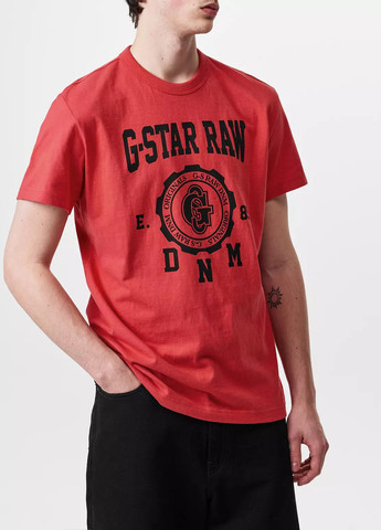 Червона футболка G-Star Raw